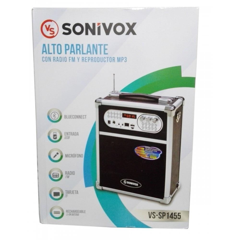 Cabina Sonivox 1455 De 400w Bluetooth Fm Microfono Karaoke img #5
