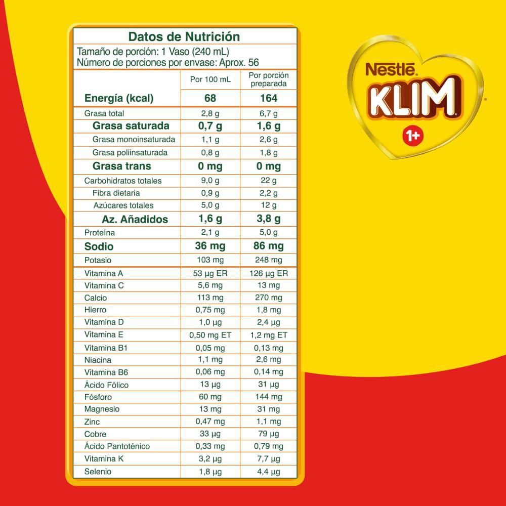 Alimento lácteo KLIM 1+ (2000  gr) img #4