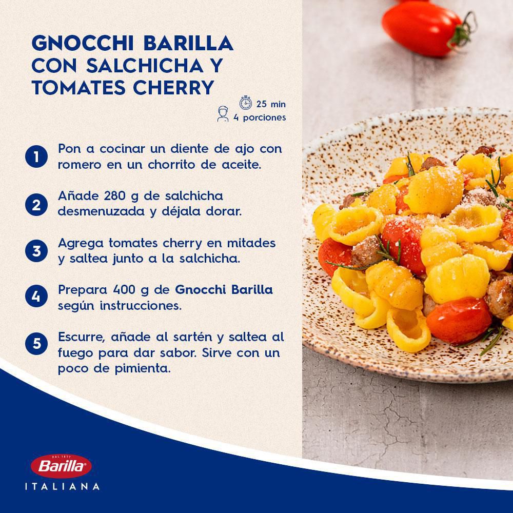 Pastas BARILLA MARCA EXCLUSIVA gnocchi n°85 (500  gr) img #2