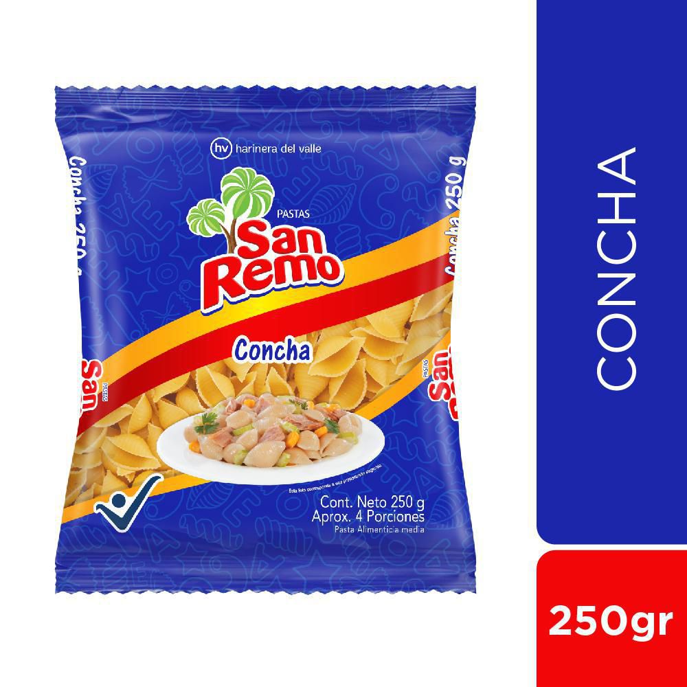 Pastas SAN REMO corta conchas (250  gr)