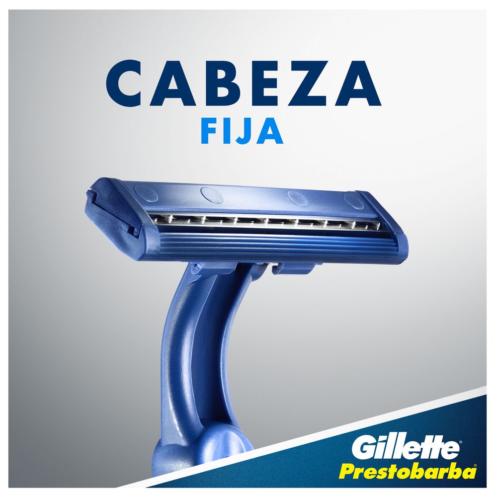 Máquina de afeitar PRESTOBARBA gillette ultragrip 2 desechables (1  und) img #2