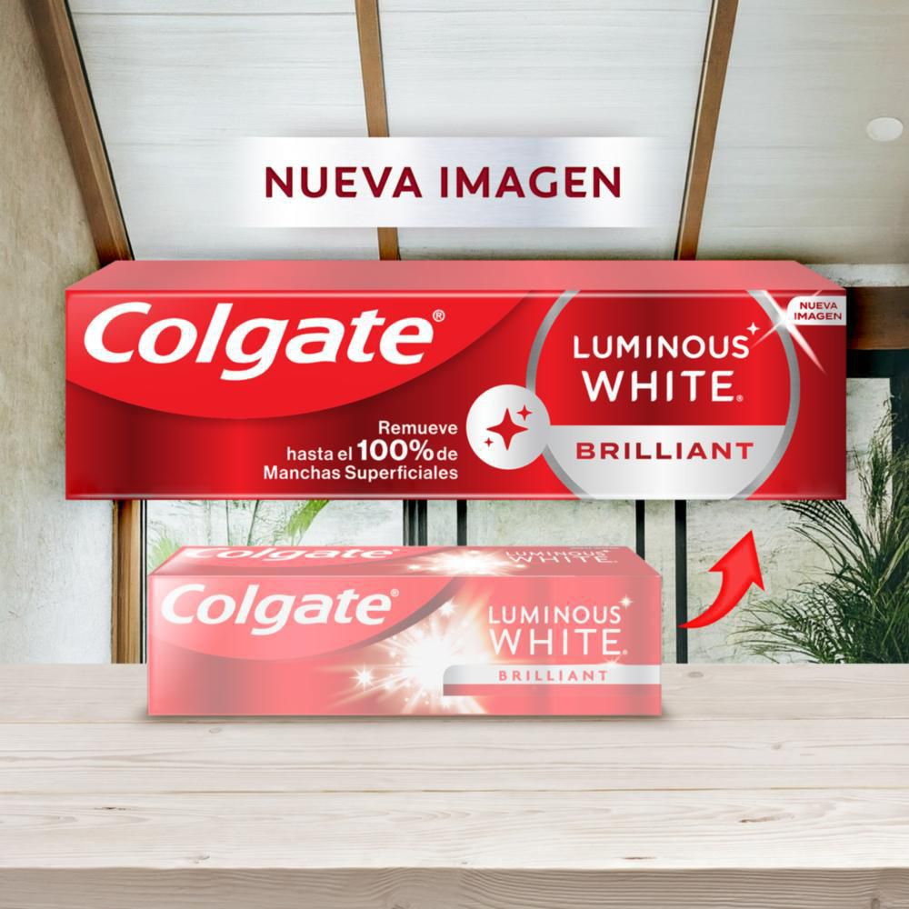 Crema dental COLGATE blanqueadora luminous brilliant (22  ml) img #2