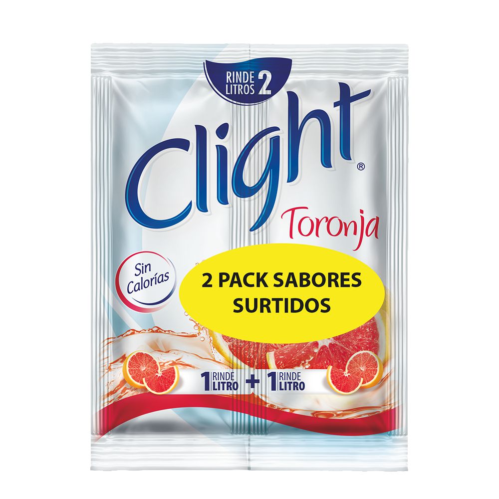 Bebida refrescante CLIGHT sabores surtidos (32  gr)