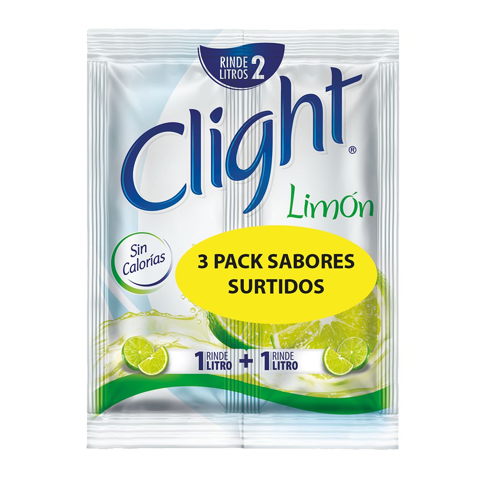 Bebida refrescante CLIGHT sabores surtidos (48  gr)