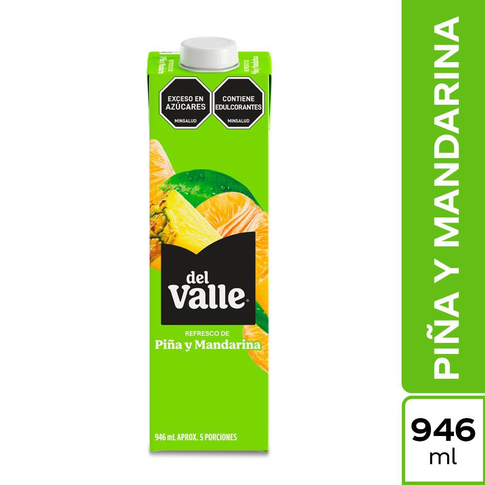 Refresco DEL VALLE piña y mandarina tetra pack (946  ml) img #1