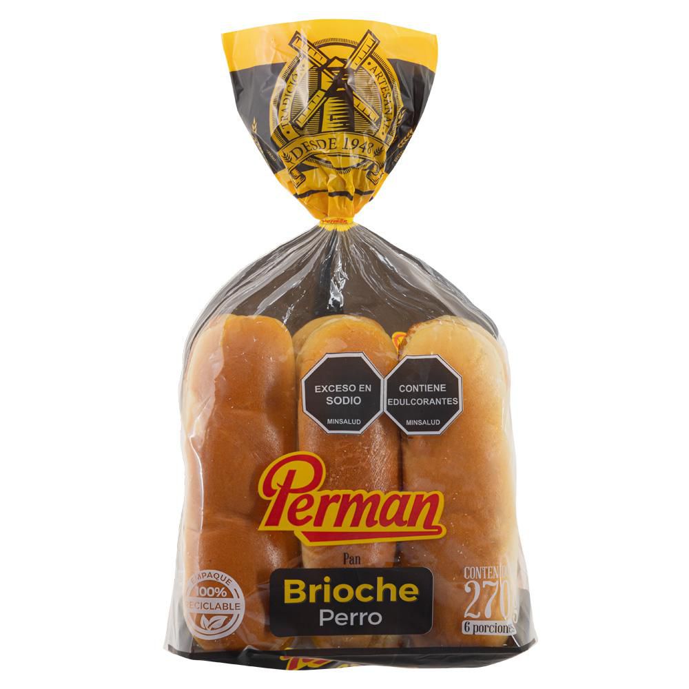 Pan perro PERMAN brioche (270  gr)
