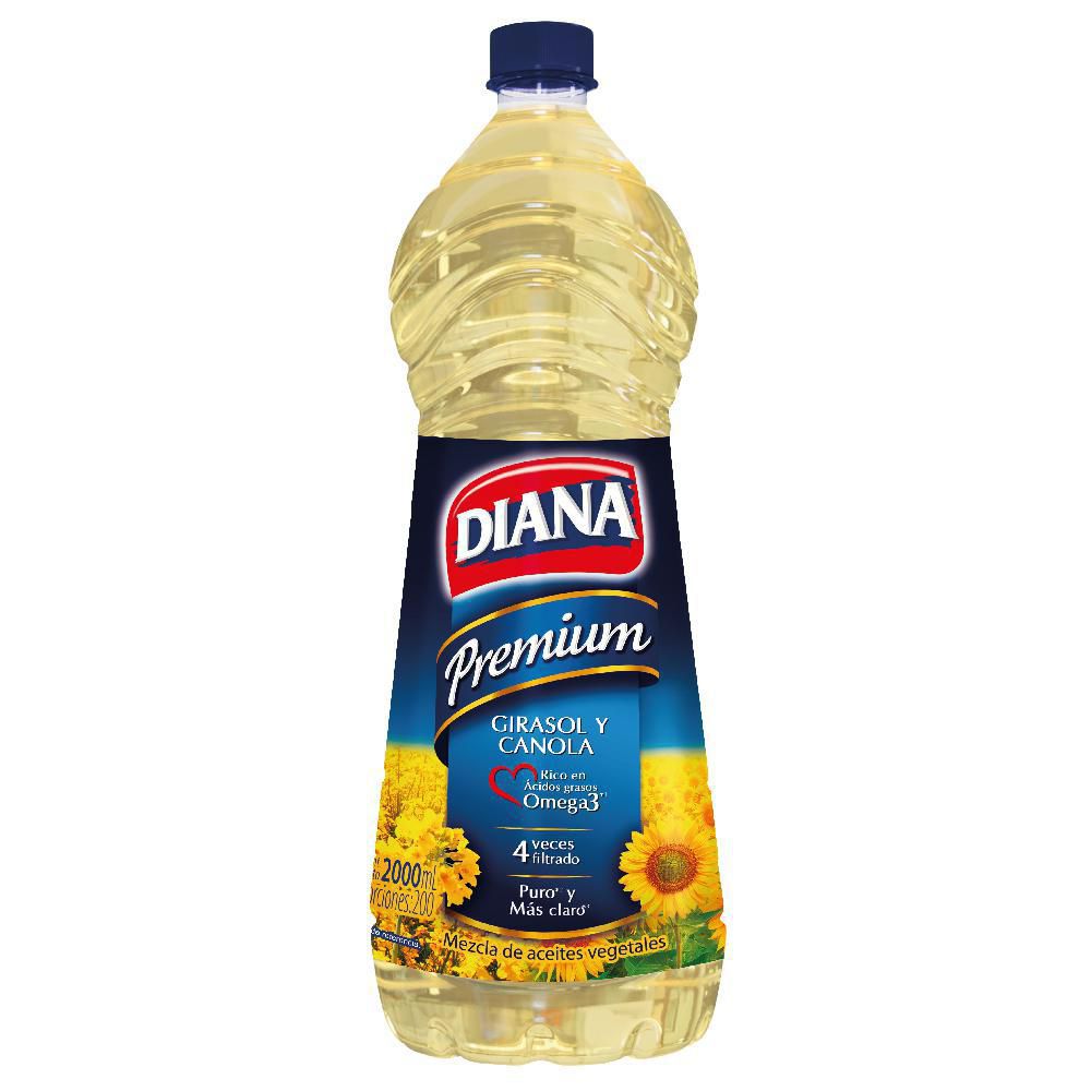 Aceite de girasol DIANA canola, premium  (2000  ml) img #1
