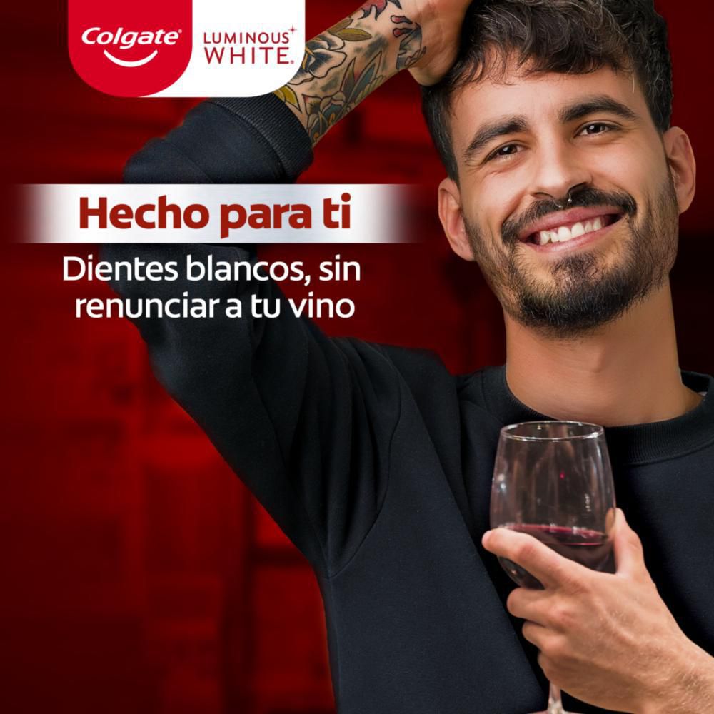 Crema dental COLGATE blanqueadora luminous lovers vino (55  ml) img #5