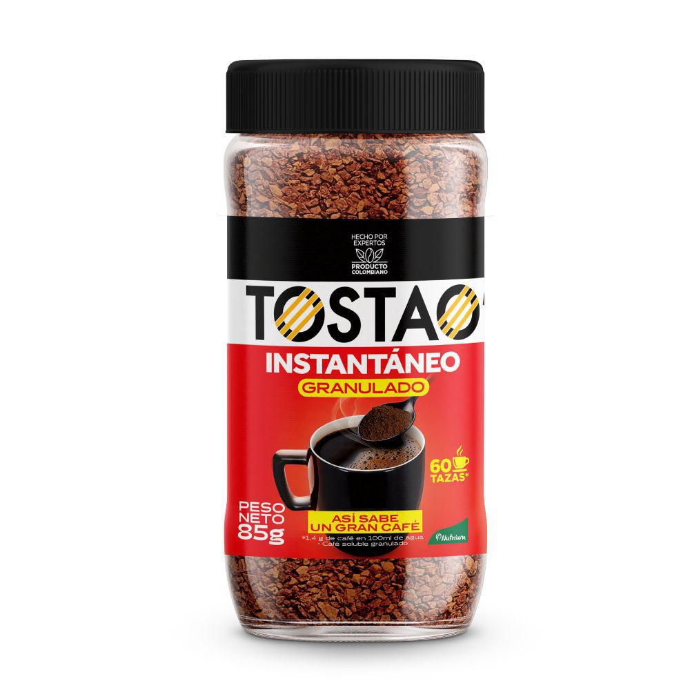 Café TOSTAO Soluble Instantáneo Granulado (85  gr)
