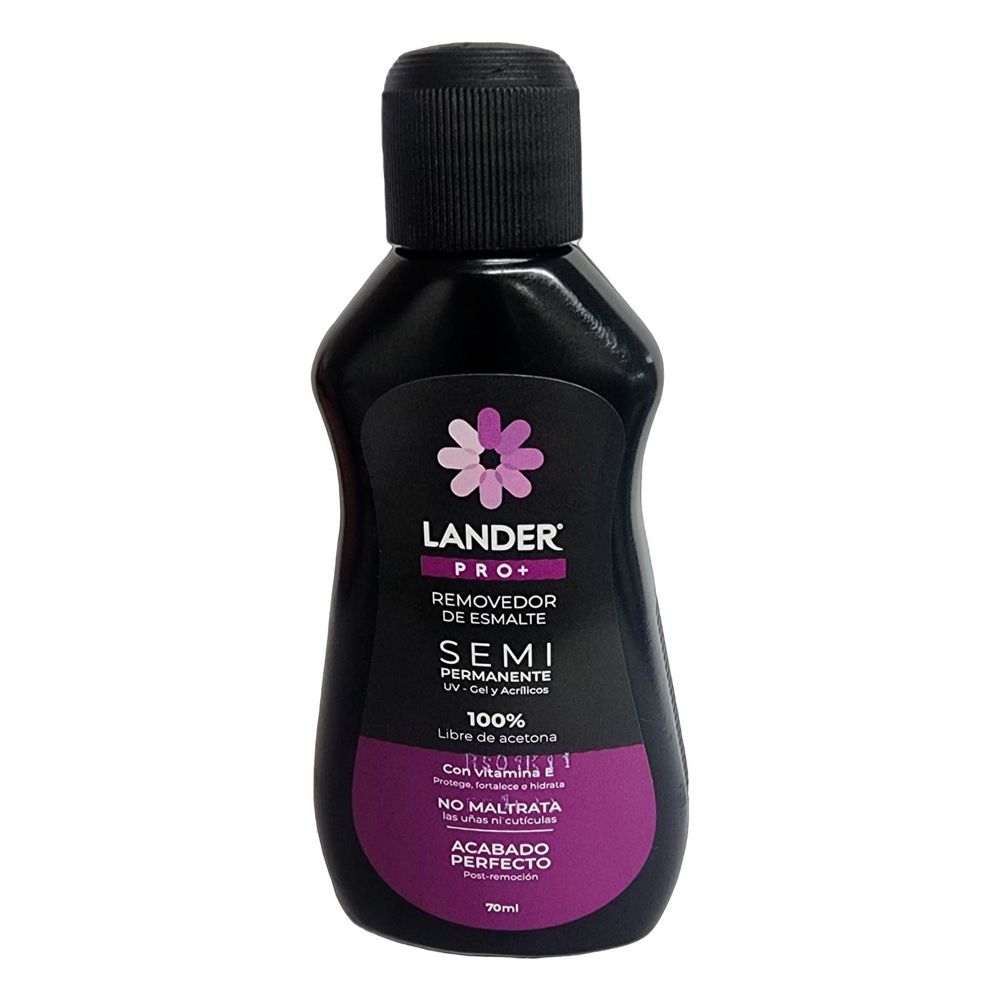 Removedor LANDER ESMALTE SEMI PERMANENTE LIBRE (70  ml) img #1