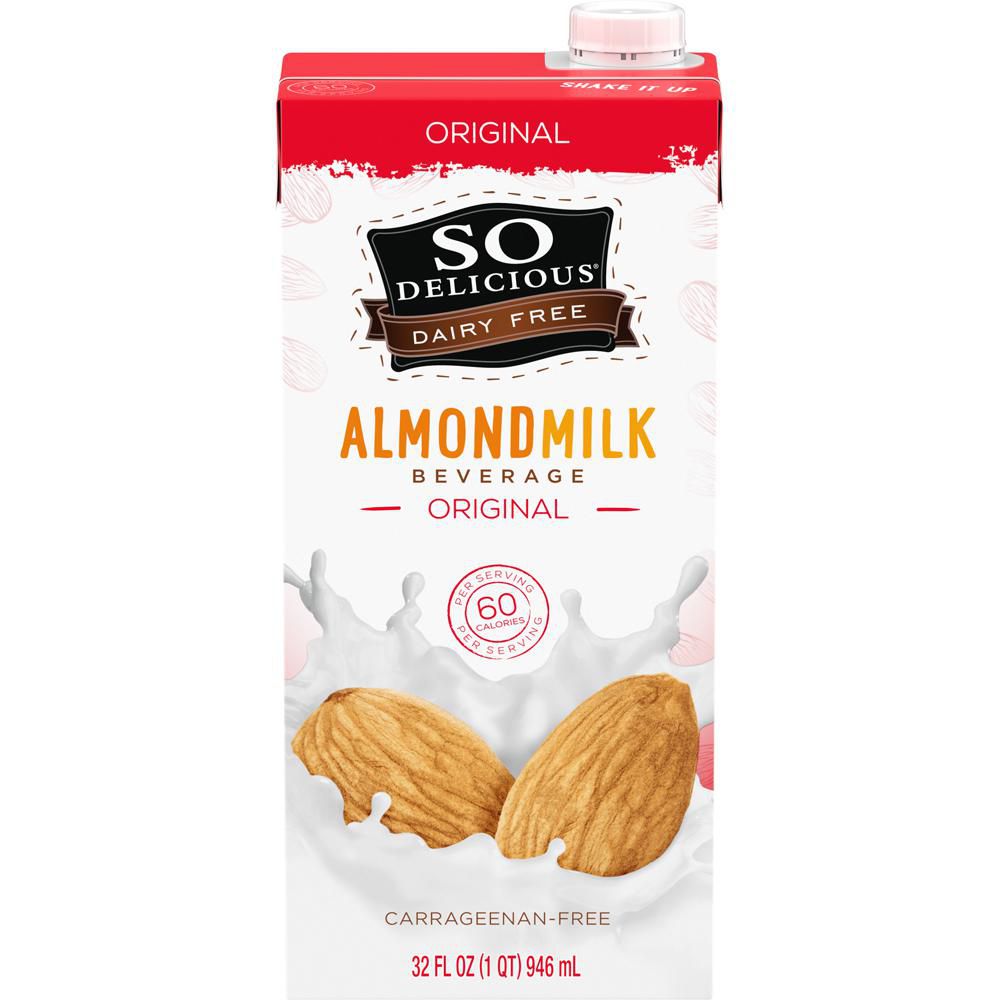 Bebida de almendras SO DELICIOUS DAIRY FREE original (946  ml) img #1