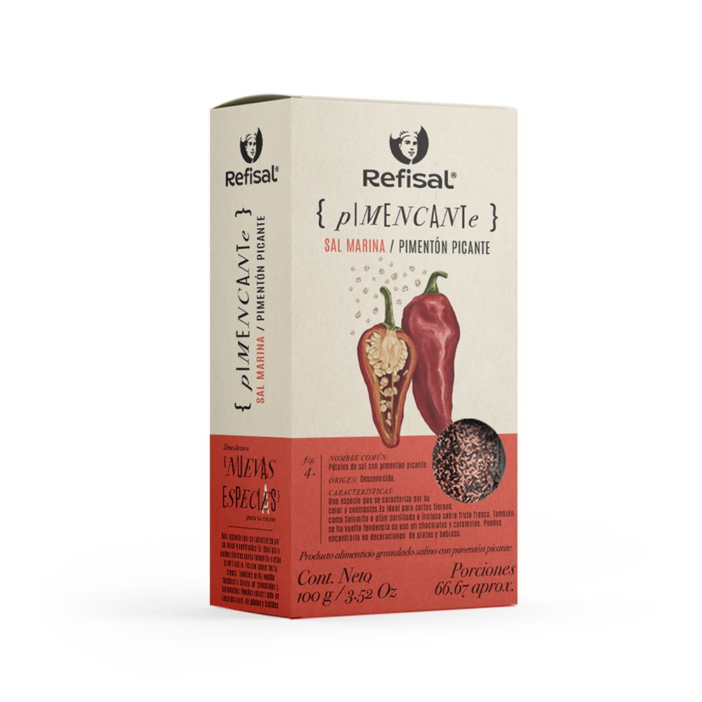 Sal REFISAL marina pimentón picante (100  gr) img #1