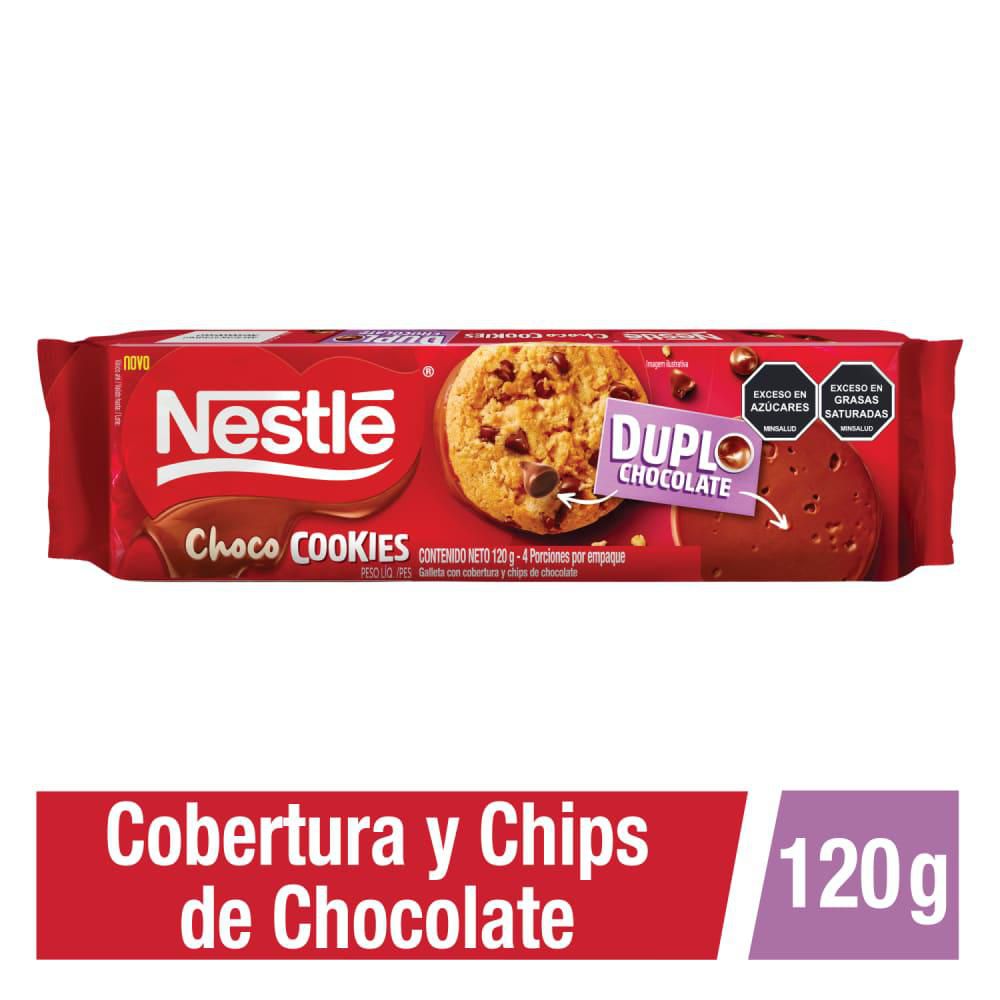 Galletas NESTLE con cobertura y chips de chocolate (120  gr) img #1