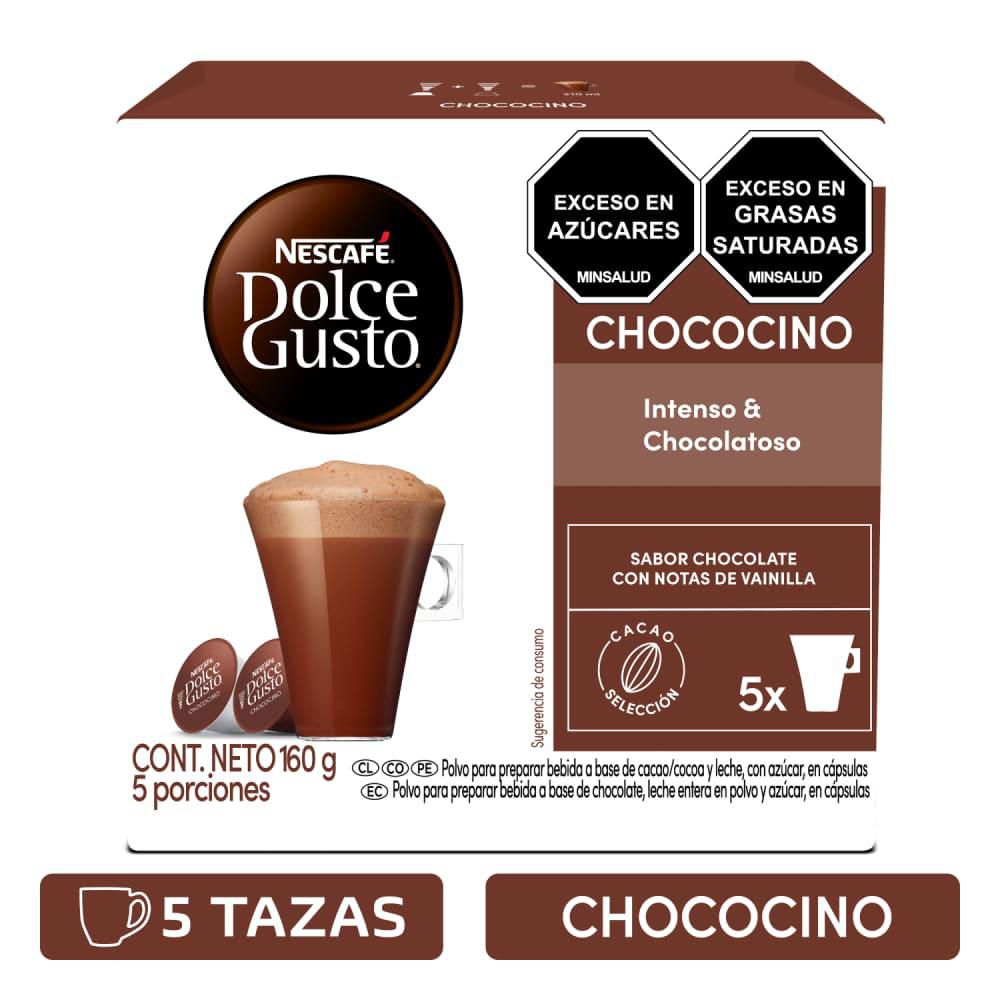 Cápsulas de café NESCAFE DOLCE GUSTO chococcino x 5 tazas (160  gr) img #1