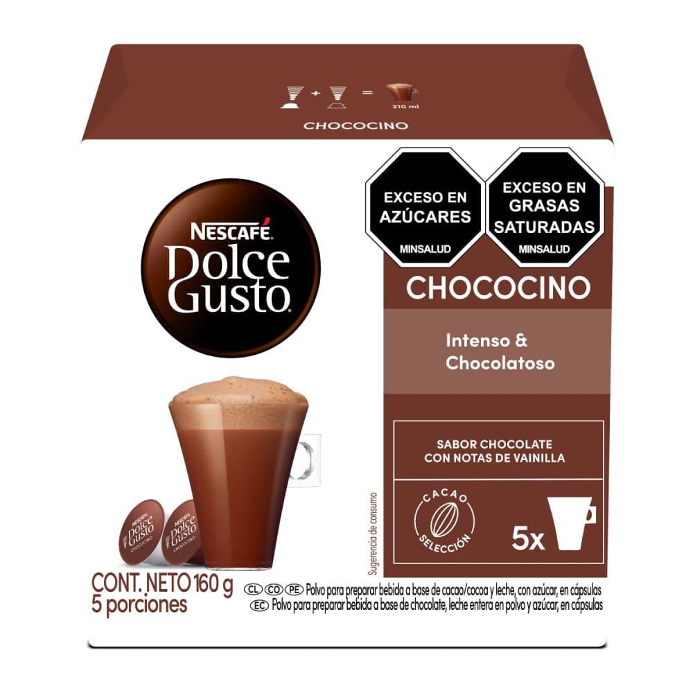 Cápsulas de café NESCAFE DOLCE GUSTO chococcino x 5 tazas (160  gr) img #2