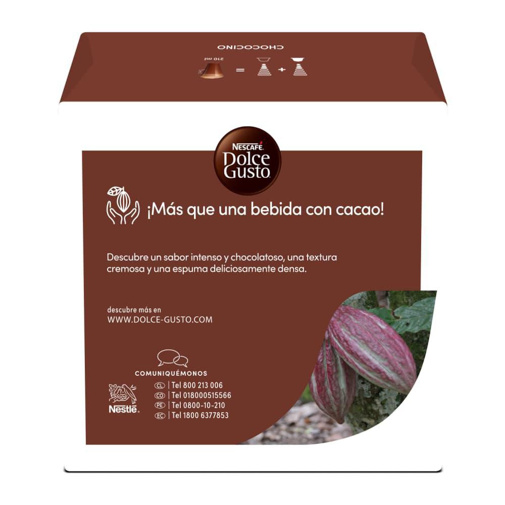Cápsulas de café NESCAFE DOLCE GUSTO chococcino x 5 tazas (160  gr) img #3
