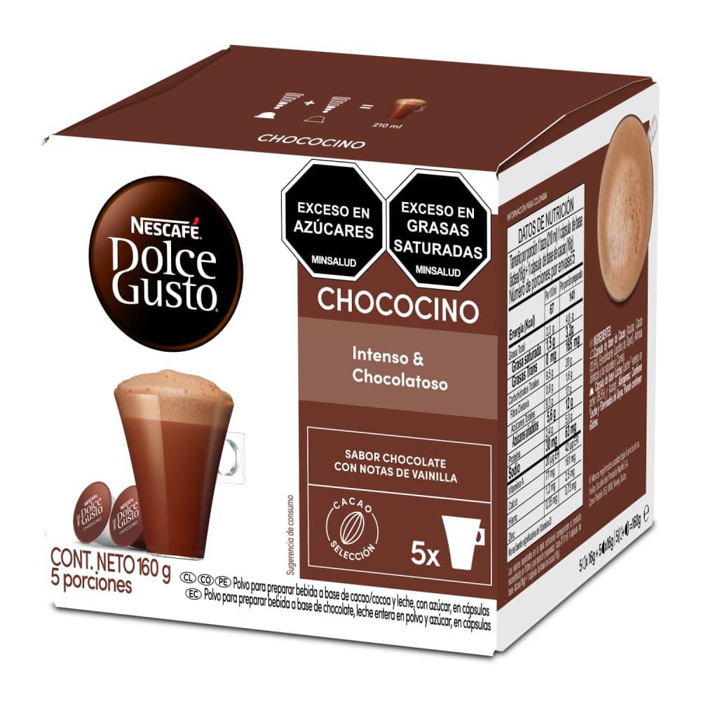 Cápsulas de café NESCAFE DOLCE GUSTO chococcino x 5 tazas (160  gr) img #7
