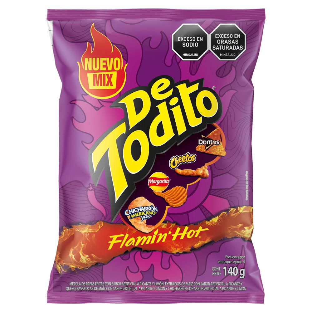 Pasabocas DETODITO DTD FLAMIN HO (140  gr) img #1