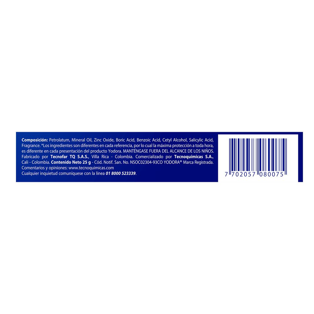 Desodorante YODORA crema clásico maxima protección (25  gr) img #2