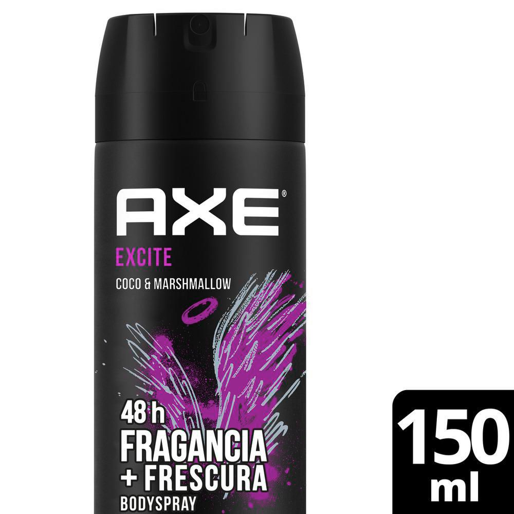 Desodorante AXE excite fragancia y frescura aerosol (150  ml) img #4