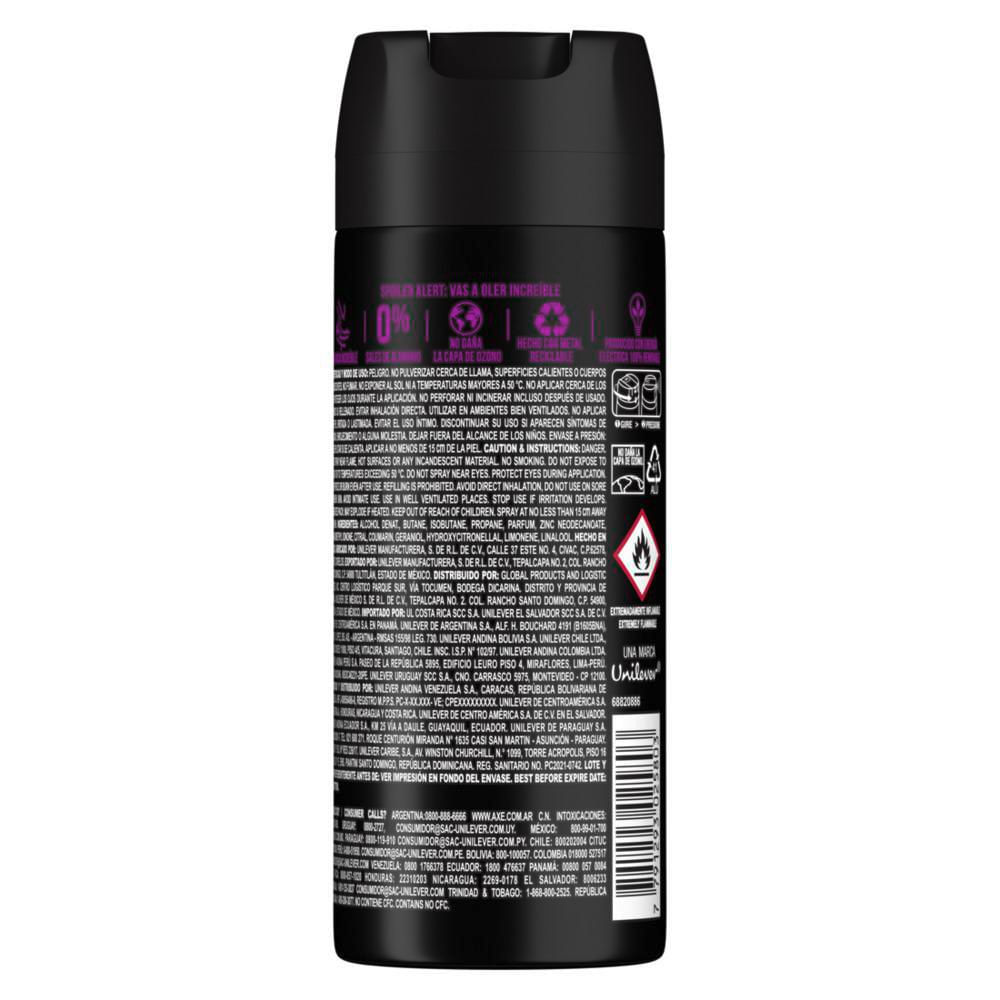Desodorante AXE excite fragancia y frescura aerosol (150  ml) img #5