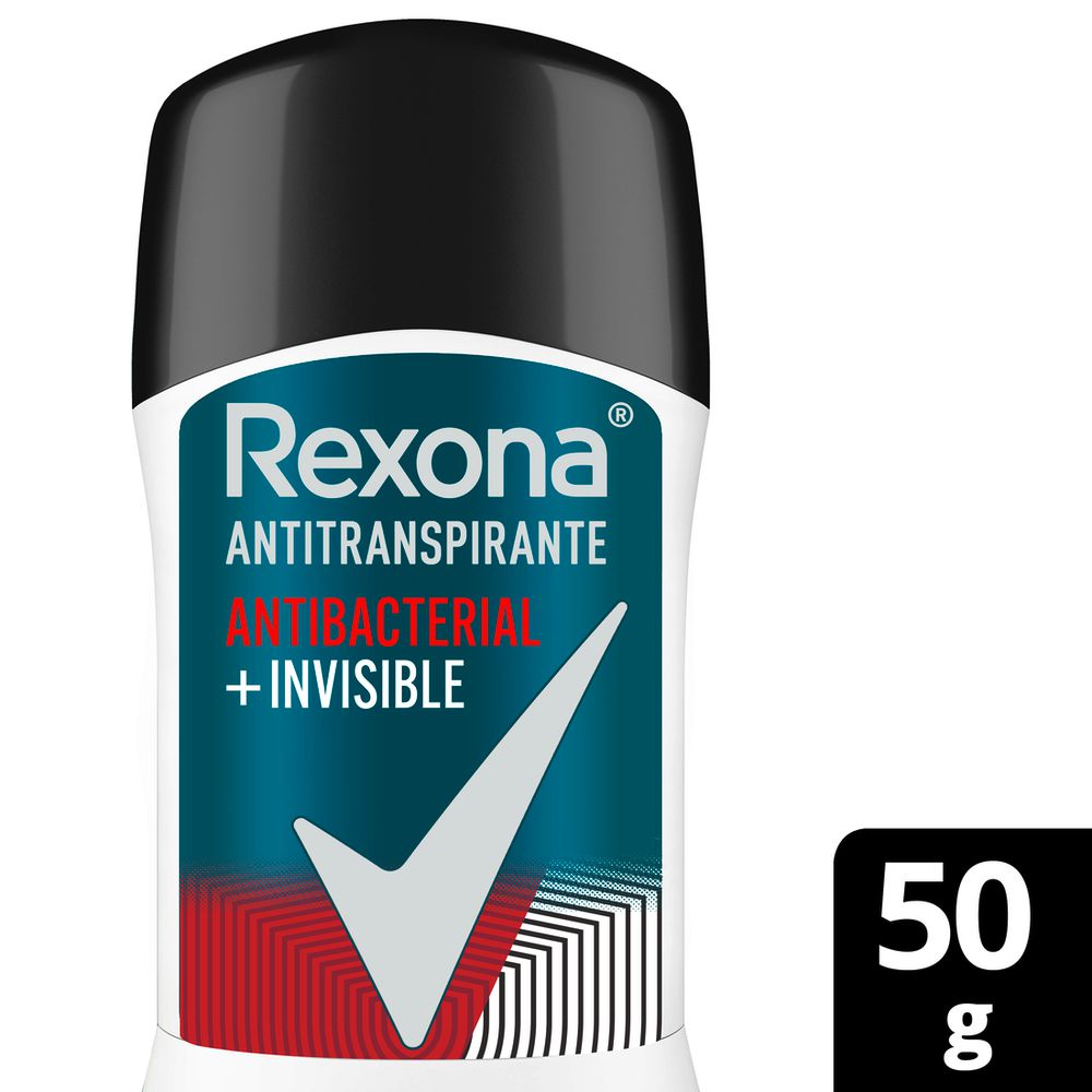 Desodorante REXONA antibacterial invisible barra (50  gr) img #5