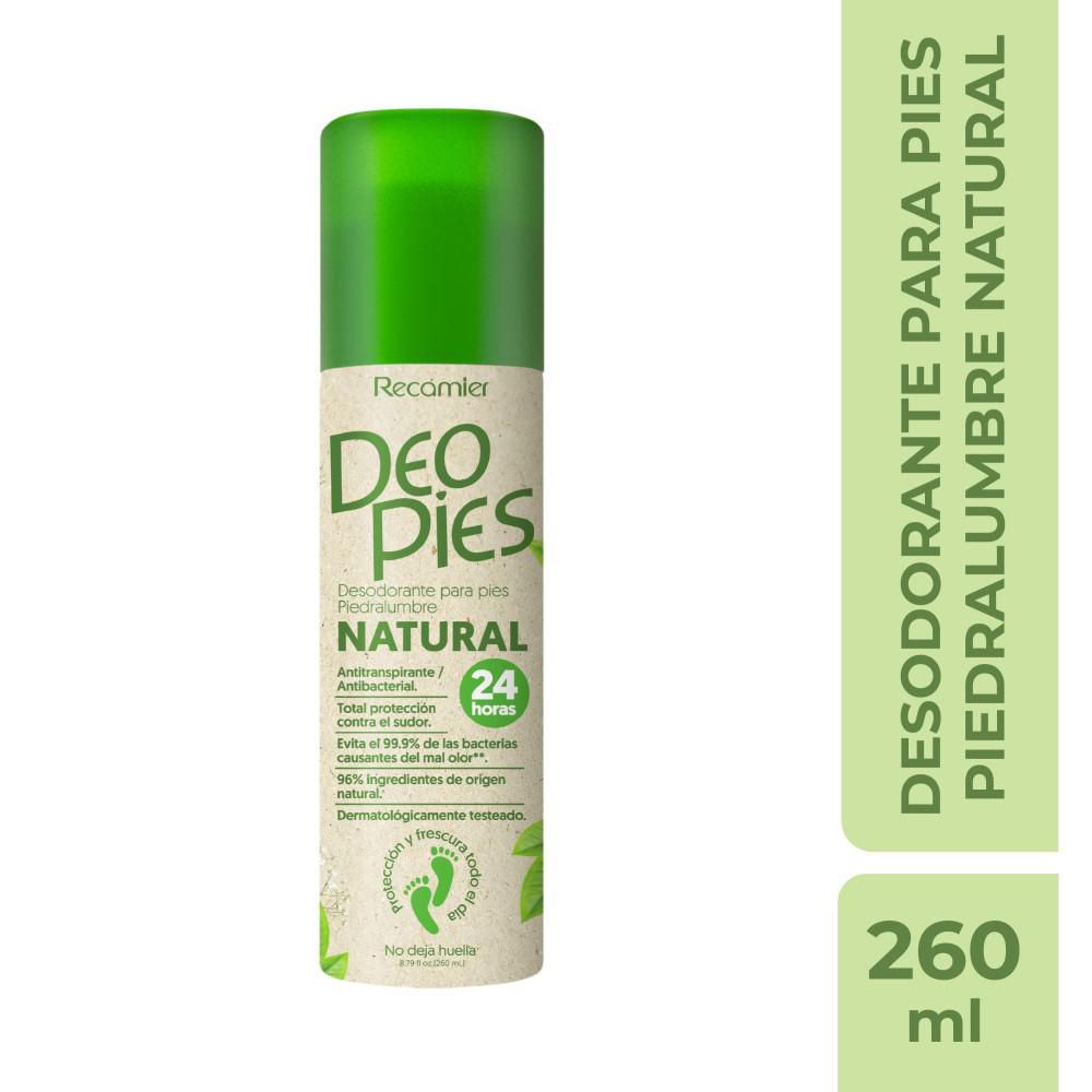 Desodorante para pies DEO PIES piedra alumbre natural (260  ml)