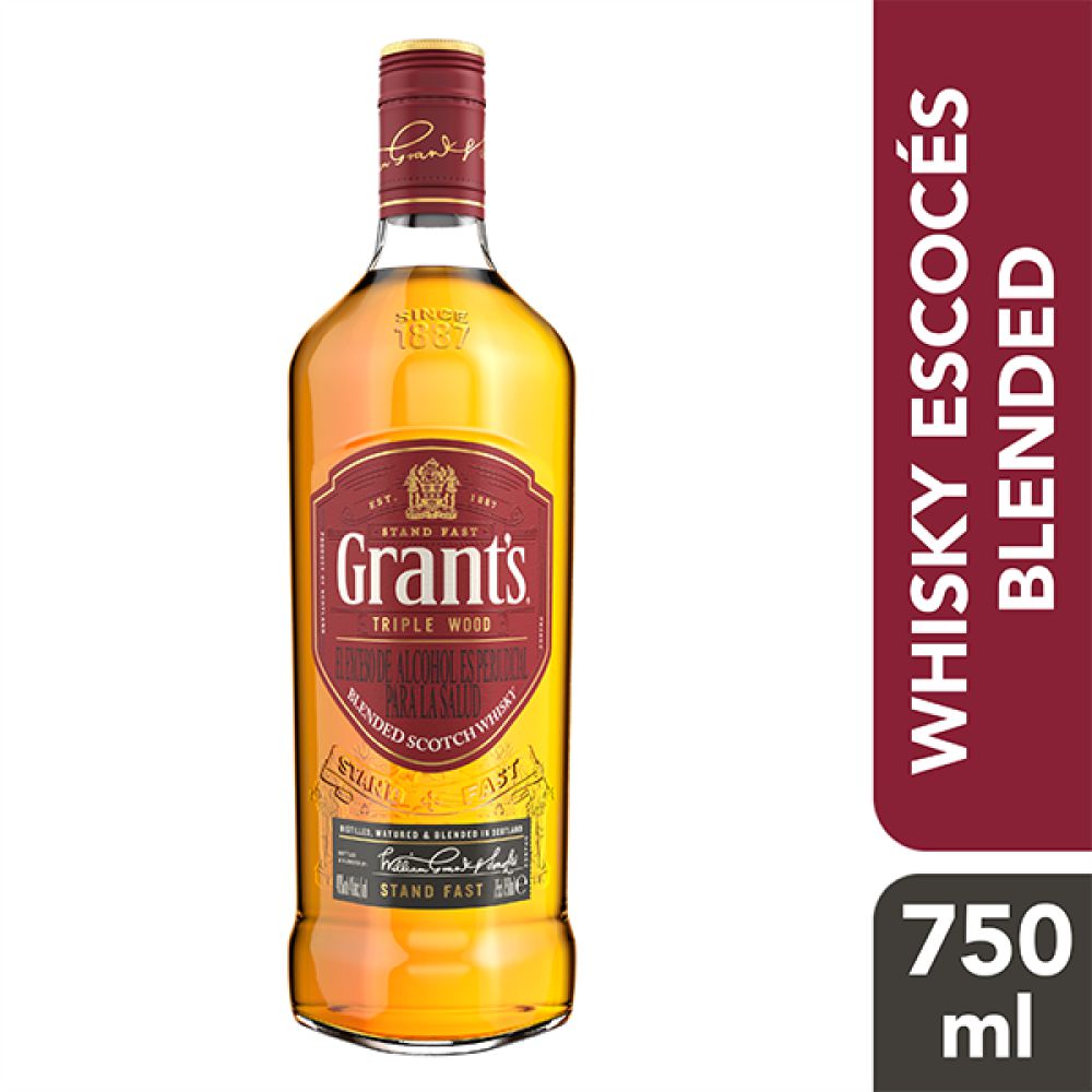 Whisky GRANTS Blended Scotch botella  (750  ml) img #1