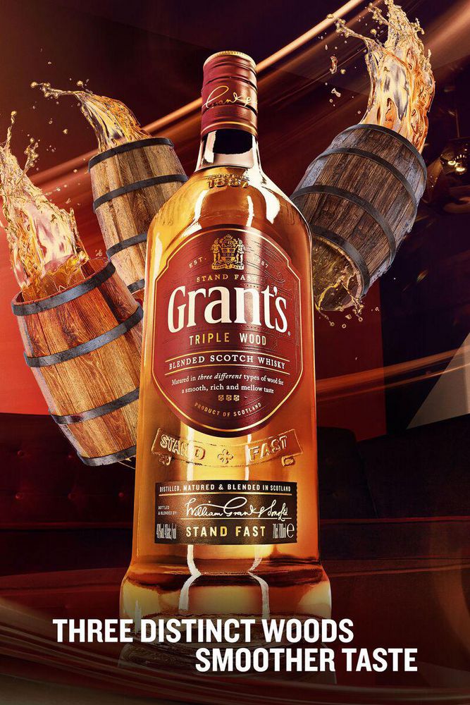 Whisky GRANTS Blended Scotch botella  (750  ml) img #4