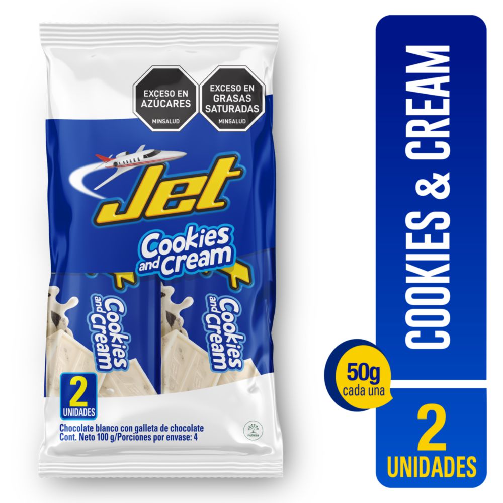 Chocolatina JET cookies and cream x2und (100  gr) img #1