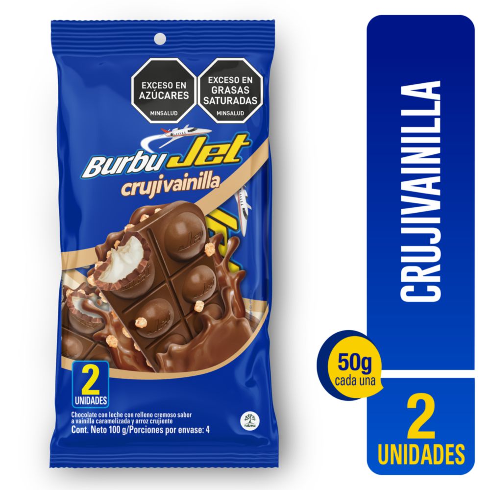 Chocolatina JET burbujet crujivainilla x2und (100  gr) img #1