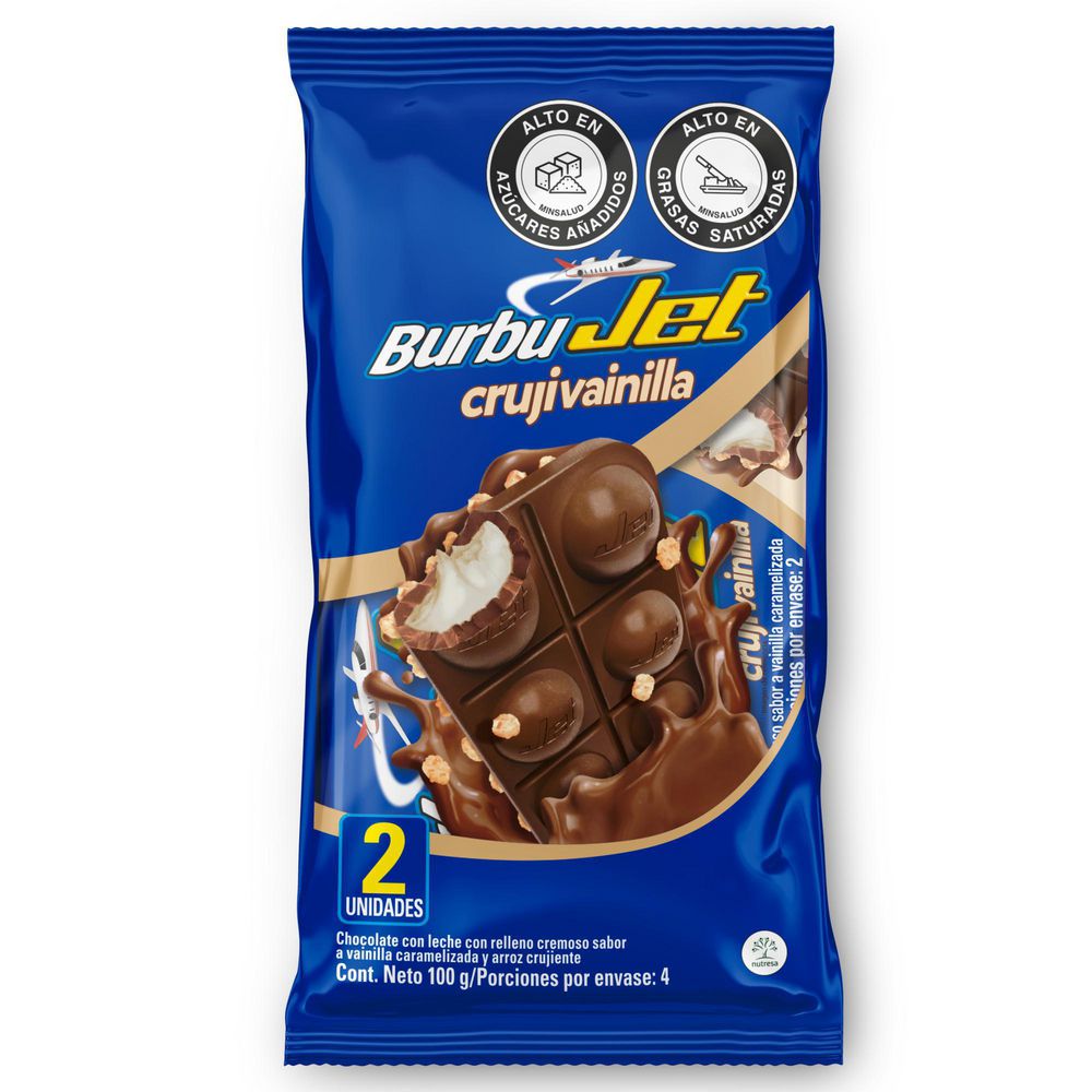 Chocolatina JET burbujet crujivainilla x2und (100  gr) img #2