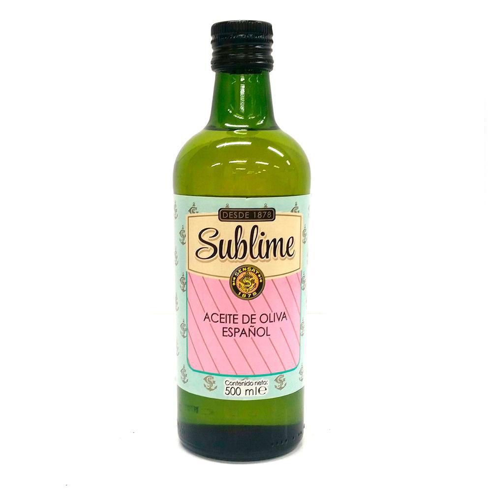 Aceite de oliva SUBLIME MARCA EXCLUSIVA extra virgen (500  ml)