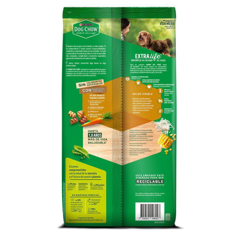 Adulto PURINA DOG CHOW Razas Pequeñas (1000  gr) img #2