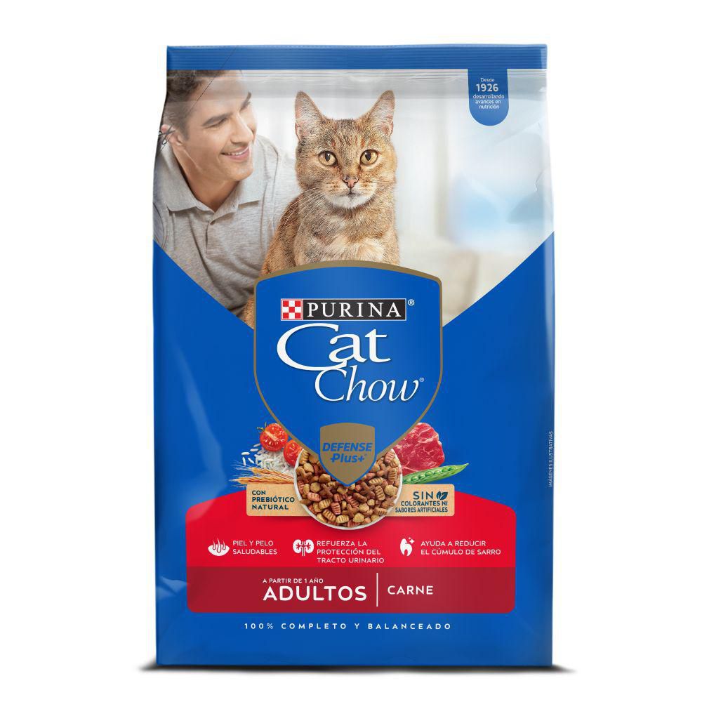 Comida para gatos PURINA CAT CHOW adulto carne (500  gr) img #1