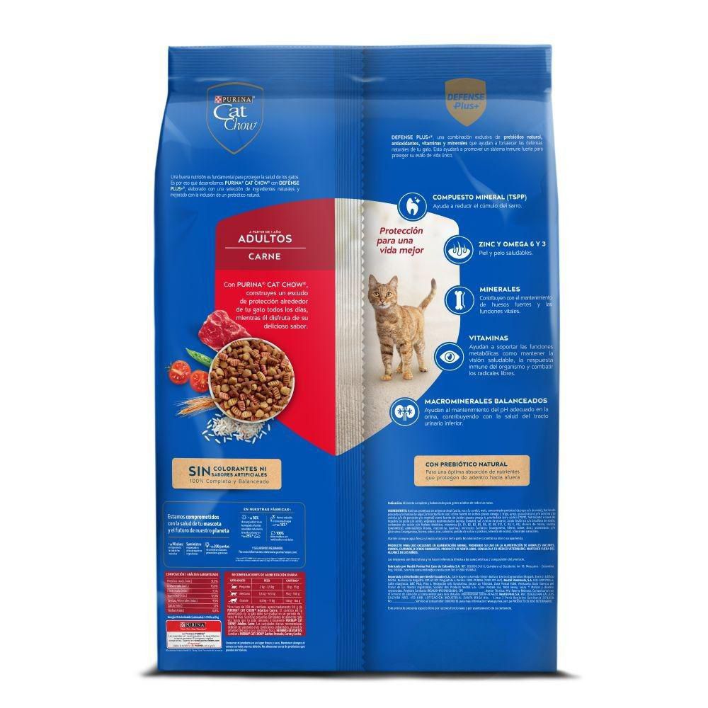 Comida para gatos PURINA CAT CHOW adulto carne (500  gr) img #2