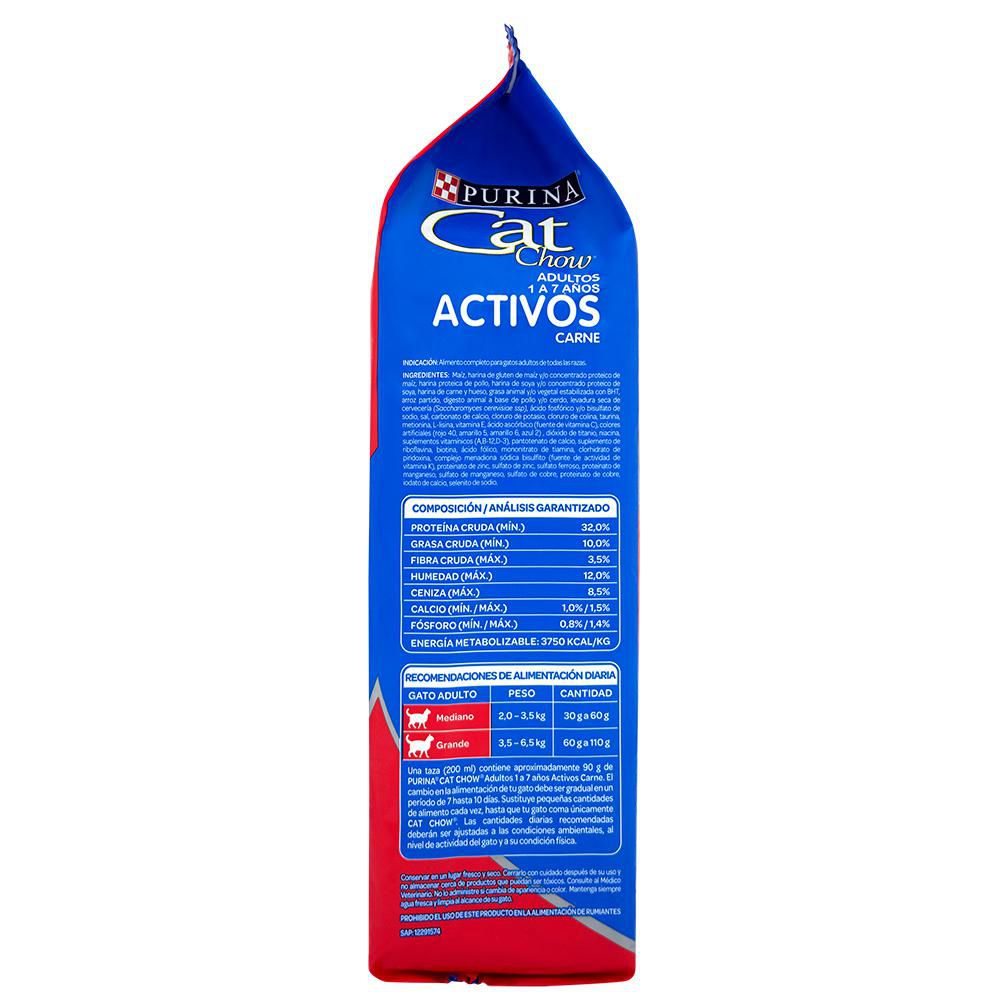 Comida para gatos PURINA CAT CHOW adulto carne (500  gr) img #9