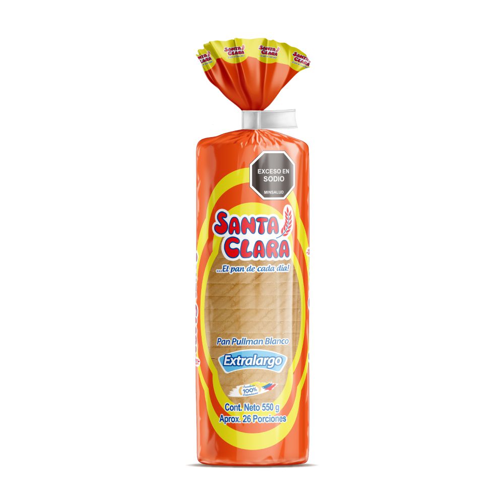 Pan SANTA CLARA Pullman Extra Largo (650  gr) img #1