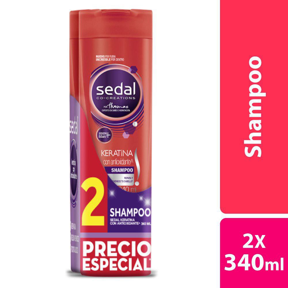 Shampoo SEDAL keratina con antioxidantes (680  ml) img #1