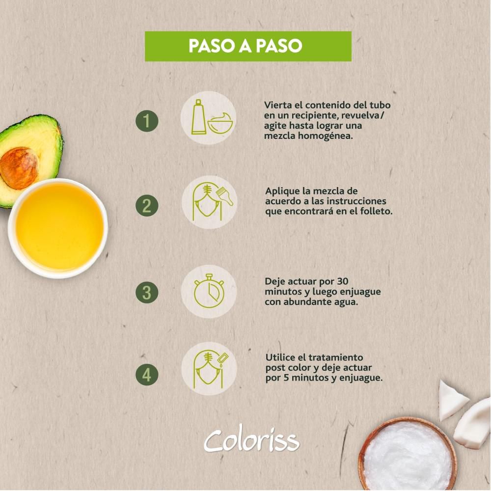 Tinte para cabello COLORISS castaño claro rojizo irisado (1  und) img #3