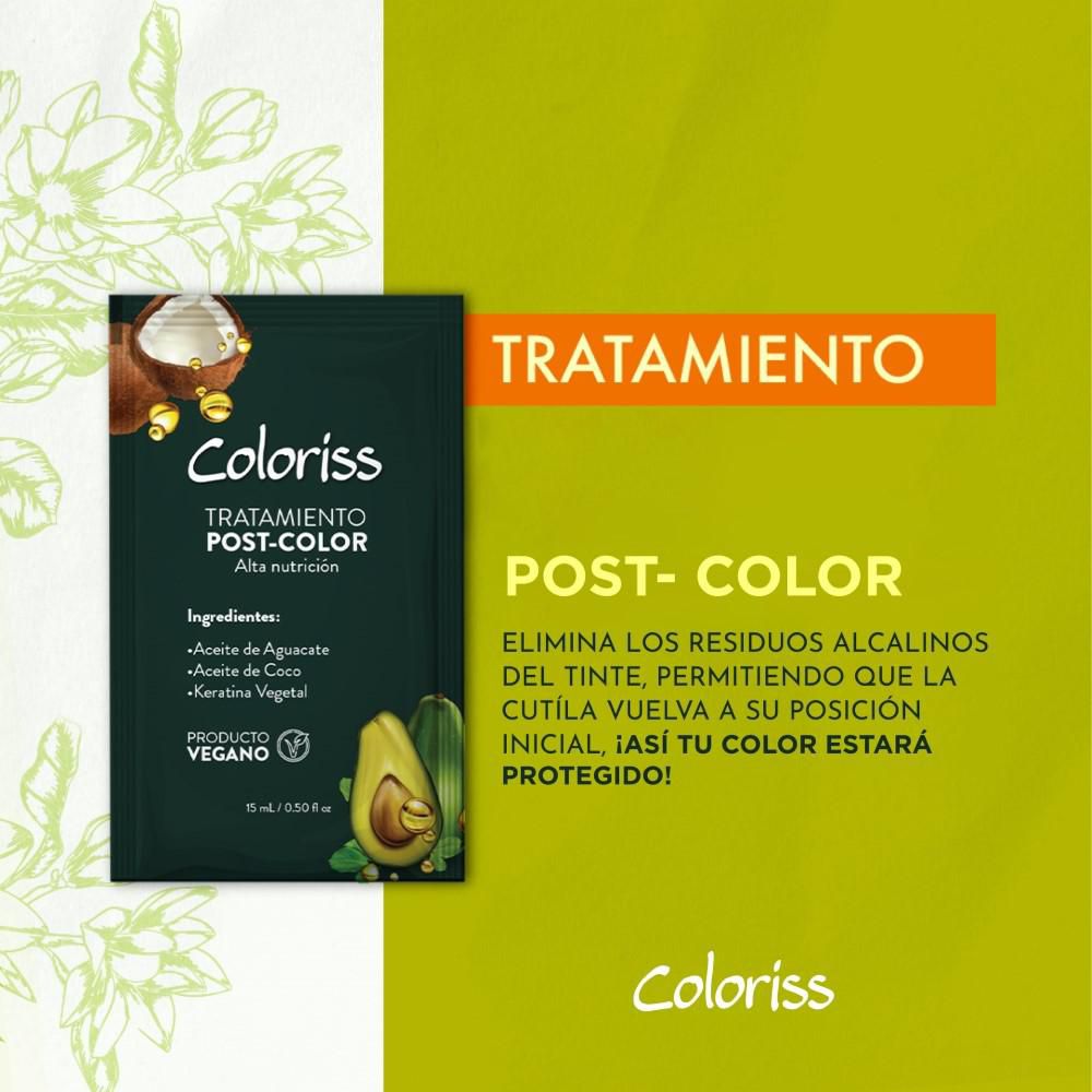 Tinte para cabello COLORISS castaño claro rojizo irisado (1  und) img #4