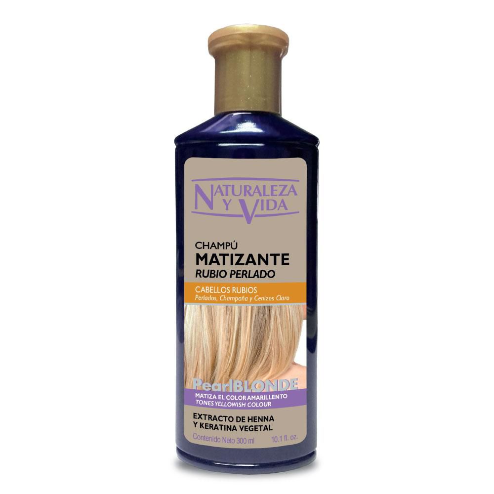 Shampoo NATURALEZA/VIDA matizante perlado (300  ml)