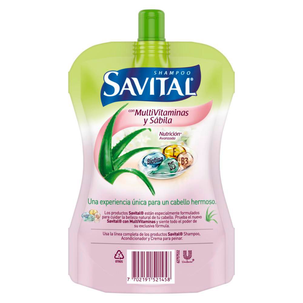 Shampoo SAVITAL Multivitaminas (100  ml) img #3