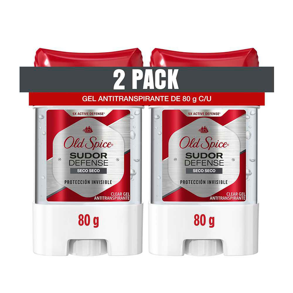 Desodorante OLD SPICE Gel sudor defense seco x2und (160  gr) img #1