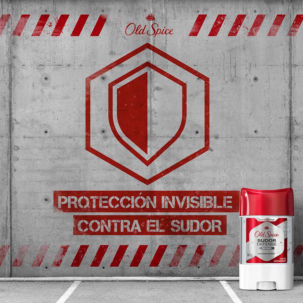 Desodorante OLD SPICE Gel sudor defense seco x2und (160  gr) img #6