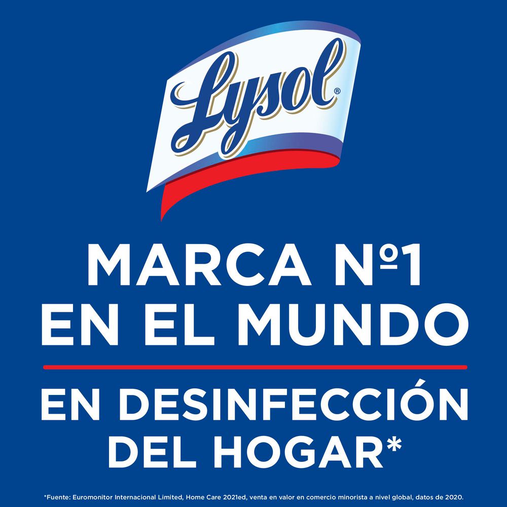 Desinfectante  LYSOL en aerosol brisa de la mañana (295  gr) img #2