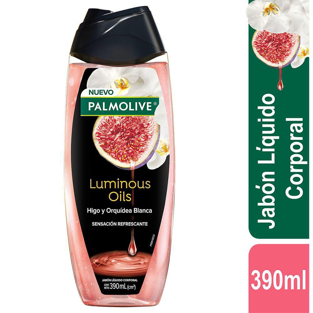 Jabón líquido para cuerpo PALMOLIVE Luminous Higo y Orquídea Corporal (390  ml)