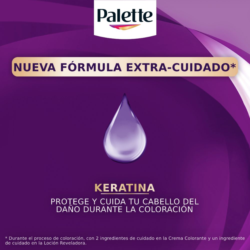 Tinte para cabello PALETTE color creme negro azul (1  und) img #2