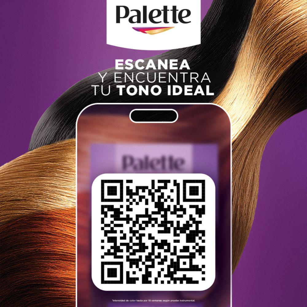 Tinte para cabello PALETTE color creme negro azul (1  und) img #5