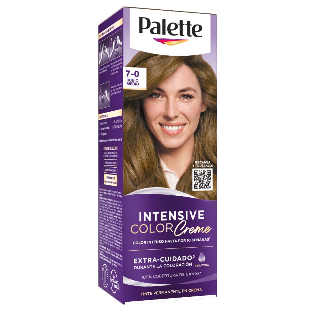 Tinte para cabello PALETTE color creme rubio medio (1  und) img #1